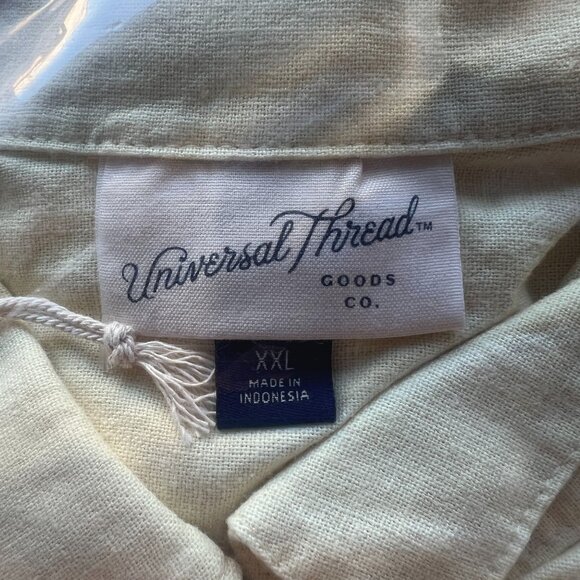 Universal Thread Women's Romper Short Sleeve Boilersuit Light Yellow XXL - Picture 4 of 5